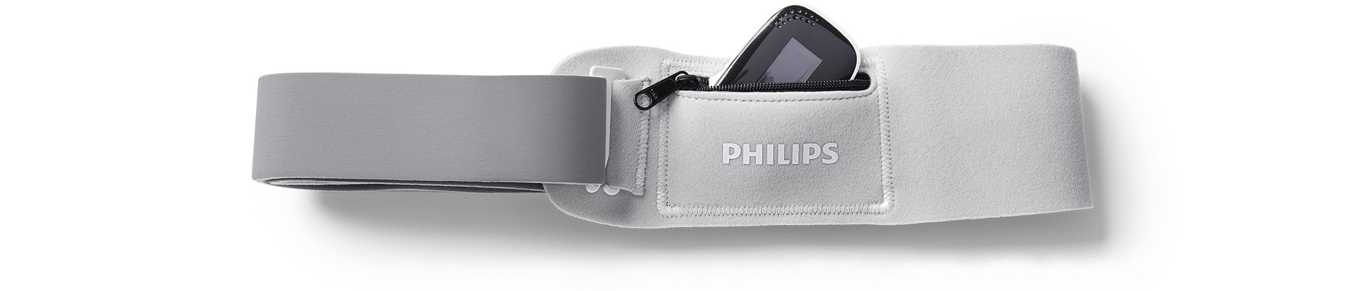 NightBalance 2.0 chest strap with sensor device inside open pocket
